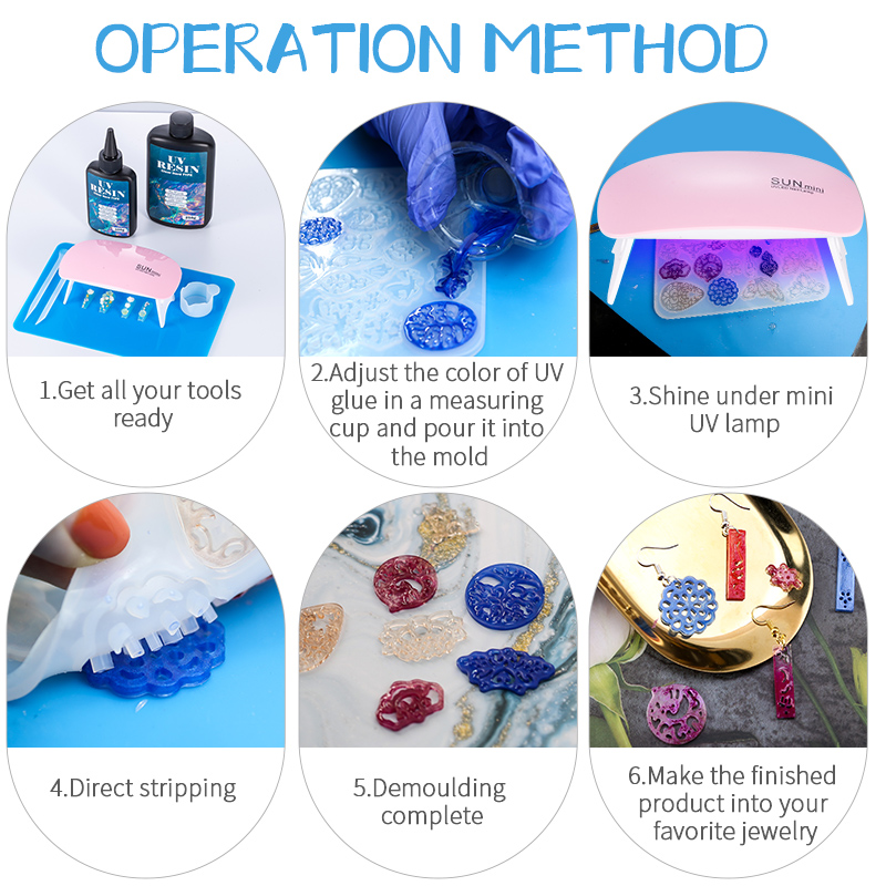 100g/250g Clear UV Resin Hard  - огляд і ціна Resin Jewelry Kit