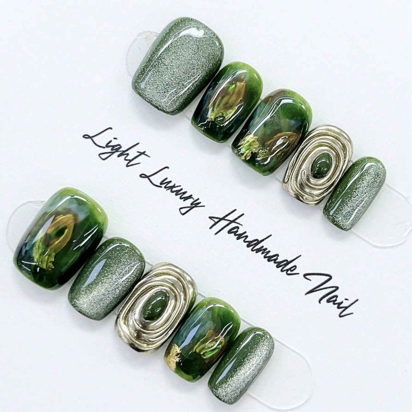10pcs Pure Hand Pressed Short  - огляд і ціна Resin Craft Material